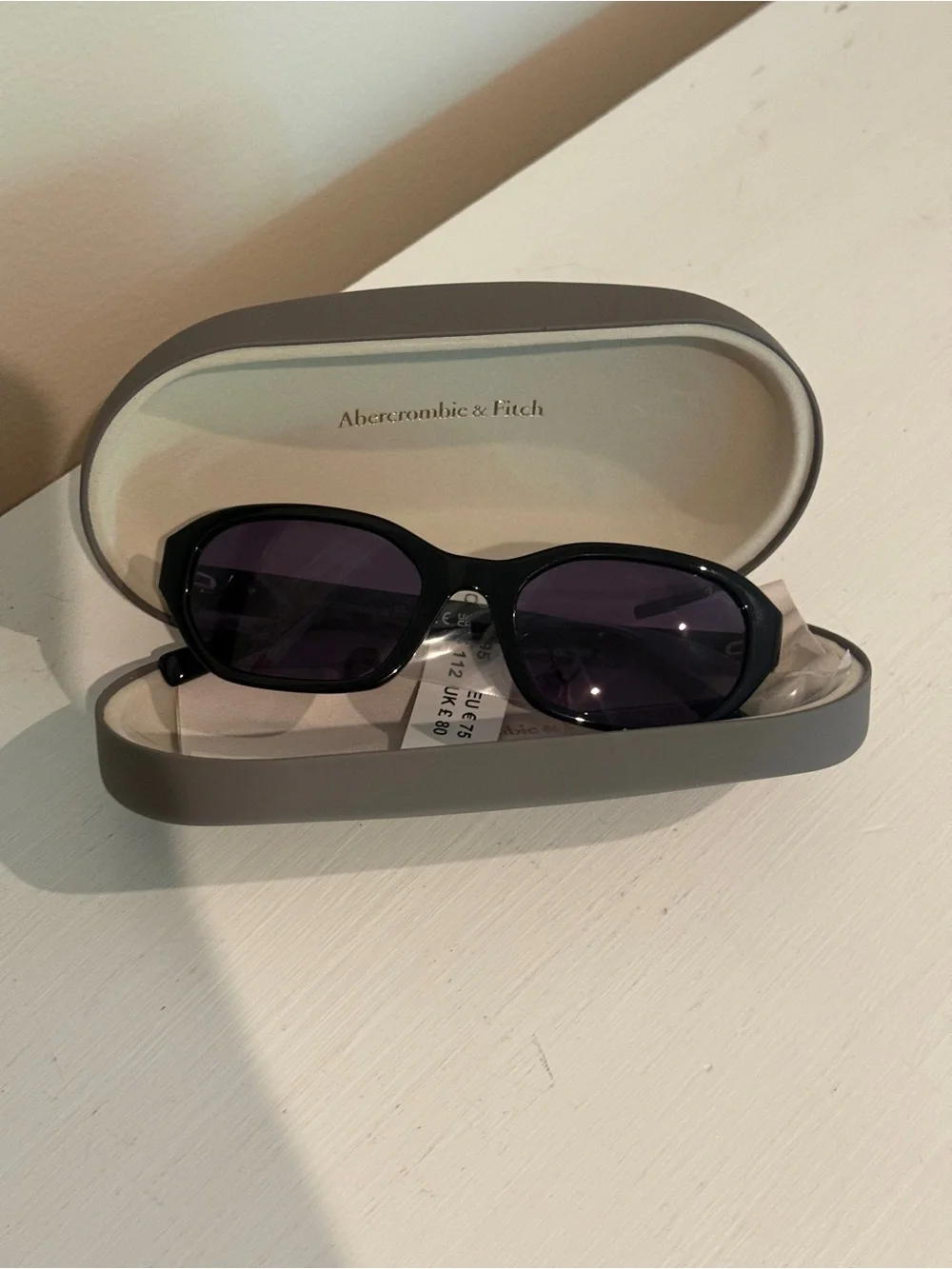 Abercrombie & Fitch Black Rectangular Women's Sunglasses